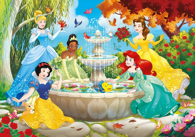 SUPER COLOUR: 60pc Disney Princess Puzzle