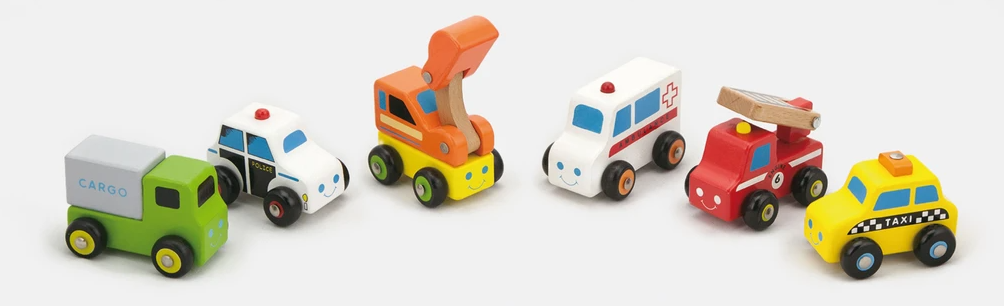 Mini Vehicles Emergency 6 Pc ORDER ONLY