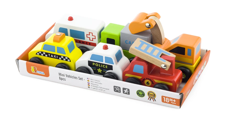 Mini Vehicles Emergency 6 Pc ORDER ONLY