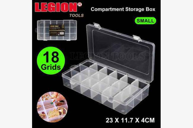 Organiser Storage Box - 18 Small Compartment