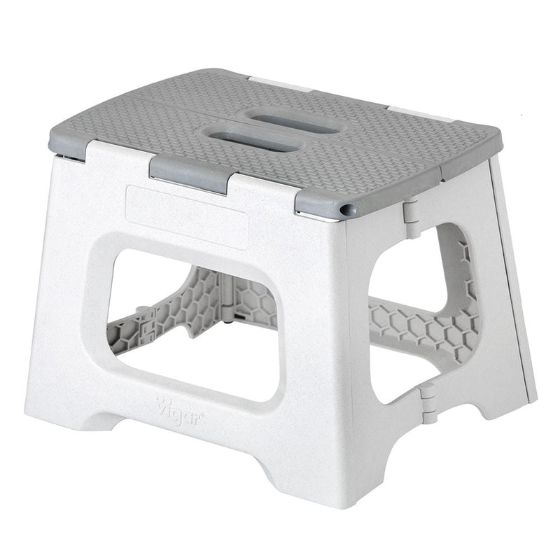 Zeroline Grey Foldable Stool, 23cm (150kg)