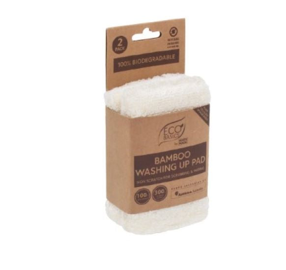 Eco Basics Bamboo Washing Up Pad 2 Pack