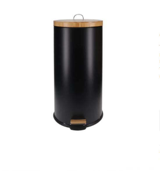 Eco Basics Rubbish Bin 30L Black