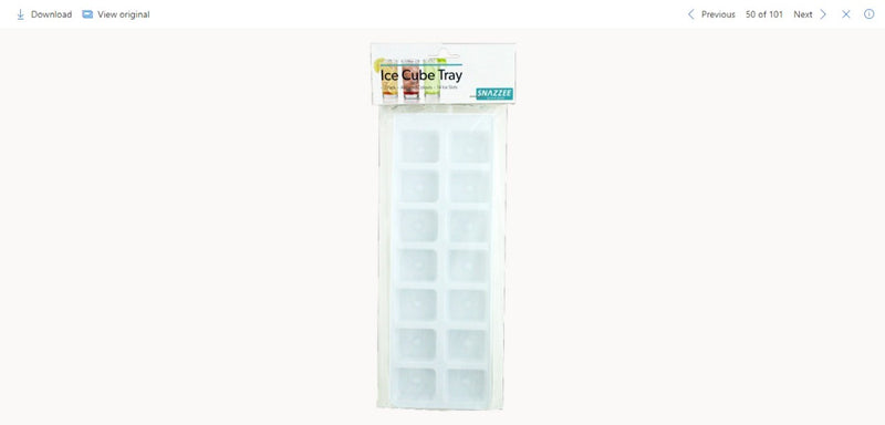 Snazzee Ice Cube Tray 2 Piece