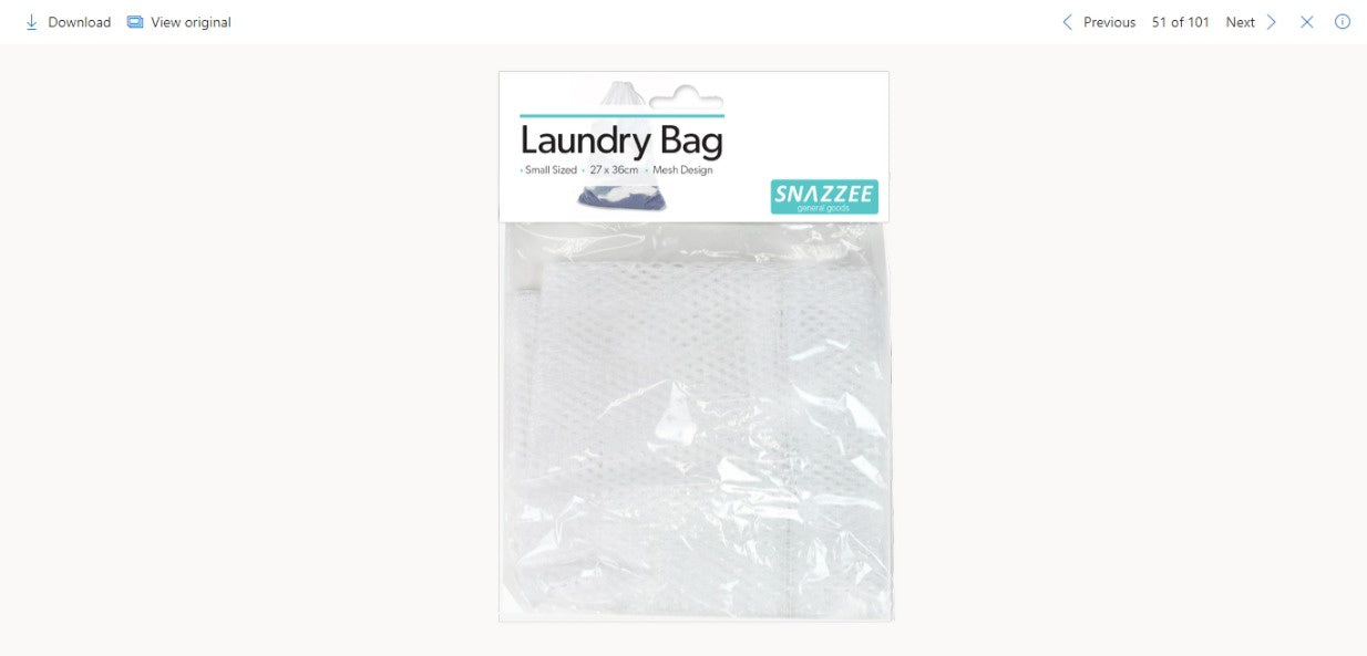 Snazzee Laundry Bag Small 27 X 36cm