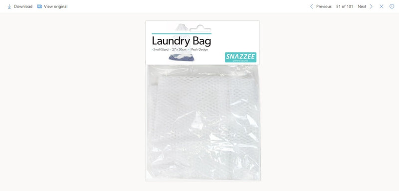 Snazzee Laundry Bag Small 27 X 36cm