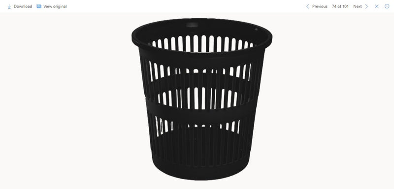 Snazzee Waste Paper Basket 8 Lt 3 Asst