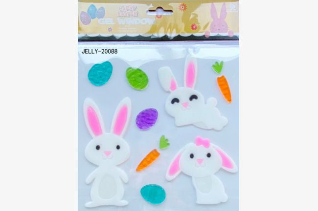 Easter Gel Sticker 20x25cm Bunny