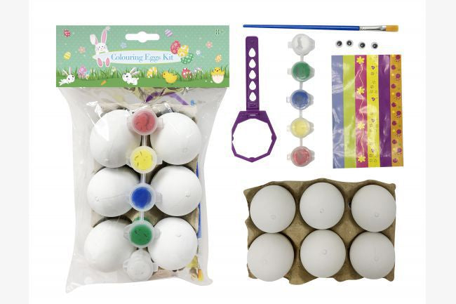 Easter Colour In Eggs Kit 23pcs