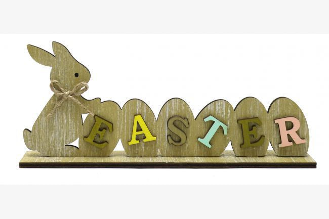 Easter Tabletop Deco 24x3.5x9.5cm