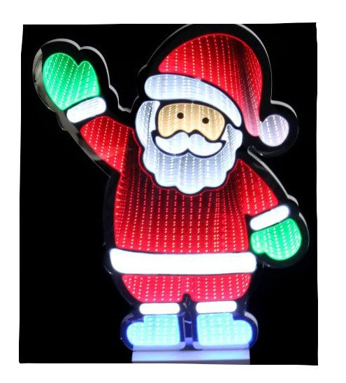 LED Infinity Santa Light 56cm
