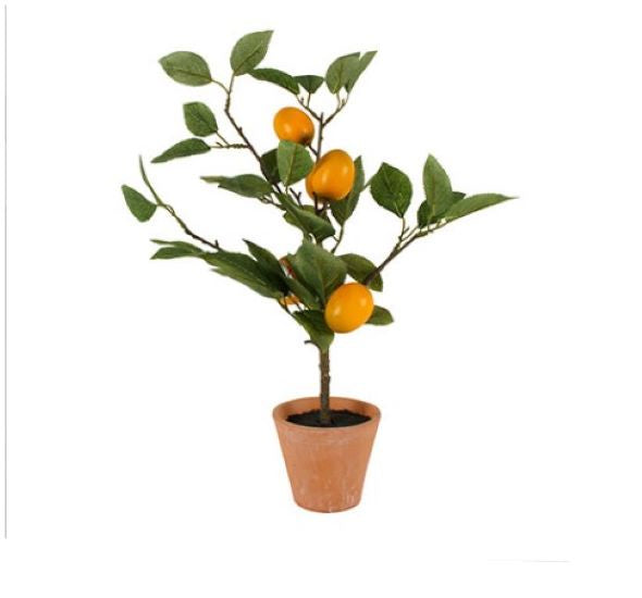 Lemon Artificial Tree In Plastic Pot 43cm NOW