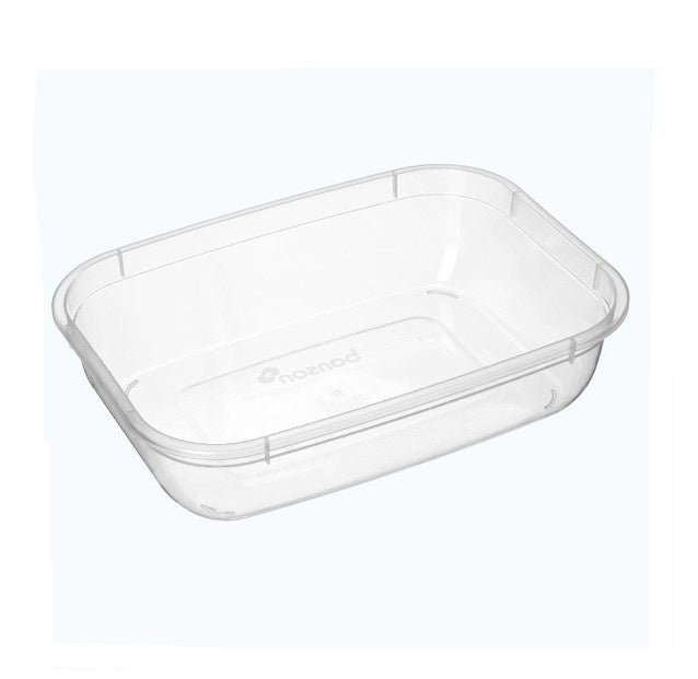 BonWare™ PP Rectangular Food Storage Containers, 700ml Pack of 25 Multi-Use