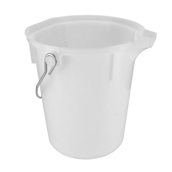 Bucket 15 Ltr With Pourer Pourmaxx White