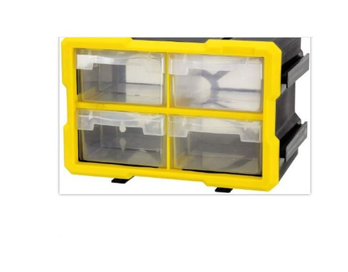 Compartment Storage 4 Drawer Yellow