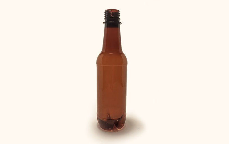 Brew Bottle 340ml Single w cap Amber