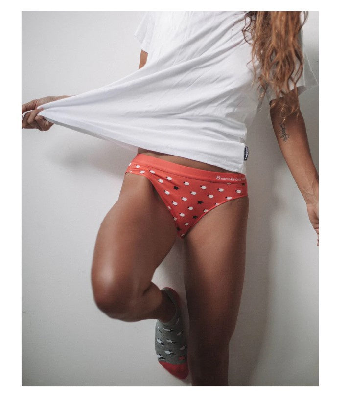 Comfy Bamboo Bamboo/Cotton Tee Coral