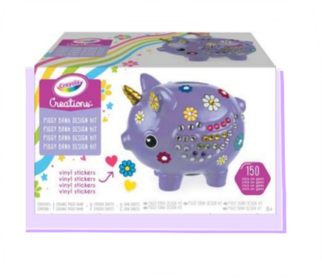 Crayola Creations Piggy Bank Design Kit