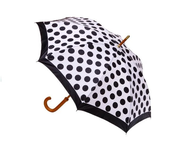 Black Polka Dot Umbrella