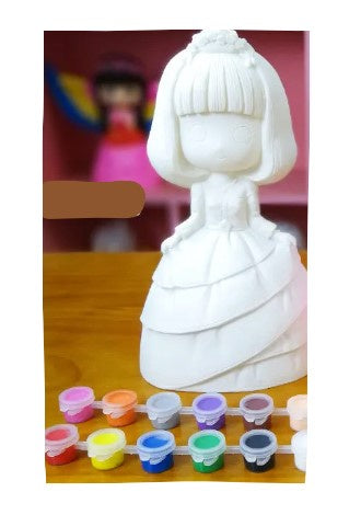 DIY Paint A Piggy Bank - Coin Doll