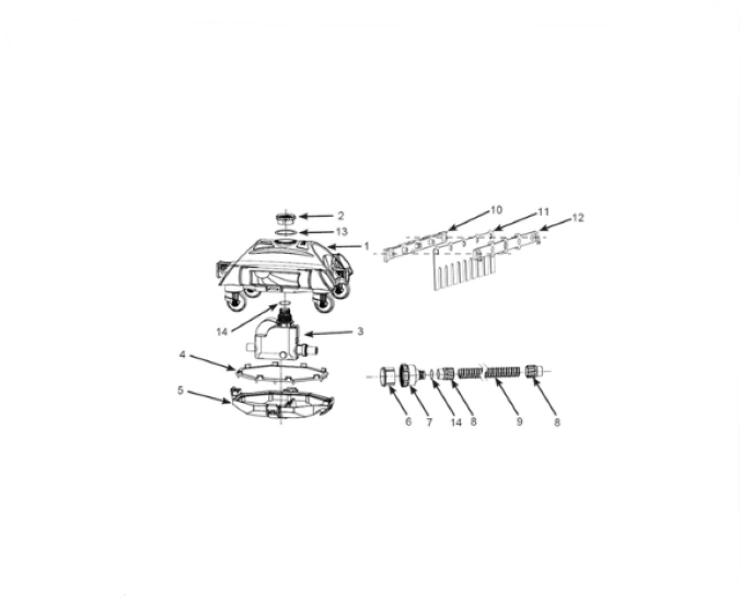 Brush A for Support for Auto Pool Cleaner 2020 model