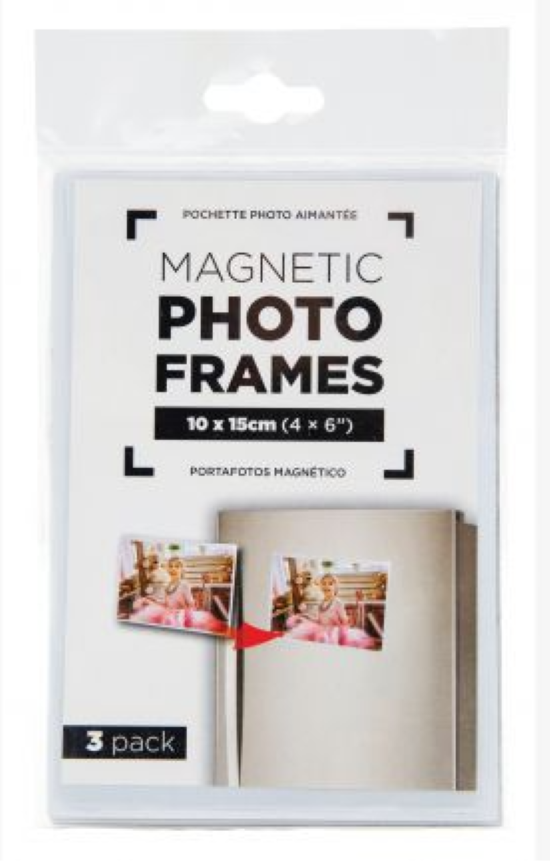 Photo Pocket Magnetic 10x15cm 3PK