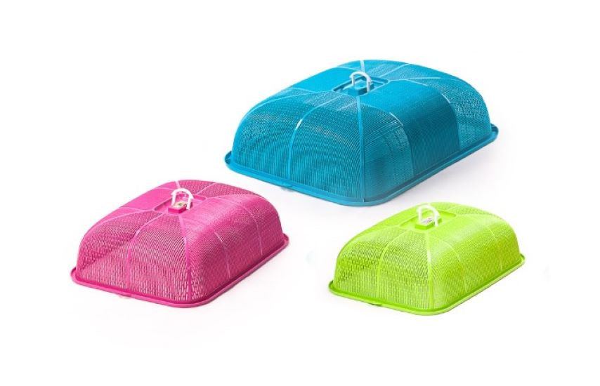 Rectangle Dish Cover Plastic Coloured – Payless Lifestyle