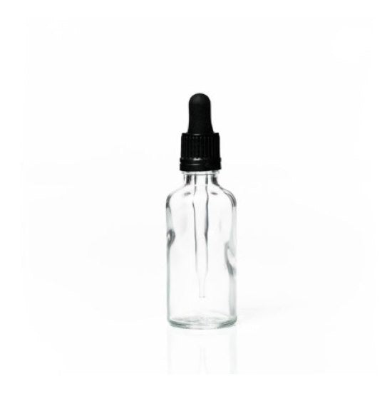 Euro 30ml Clear, Bottle W Tampertel Dropper