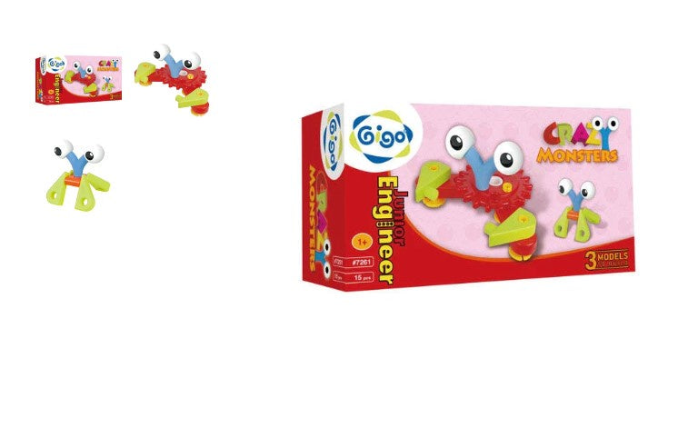 Crazy Monsters, 15pcs, 1+