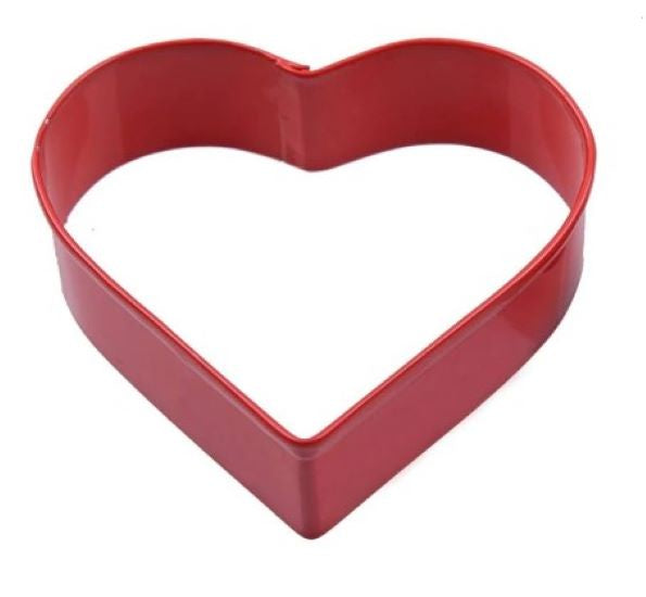 Cookie Cutter, Heart 8cm Red