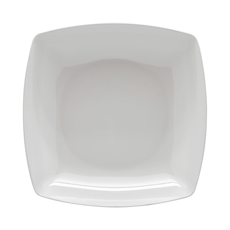 Jab White Square Shallow Bowl 23x23cm