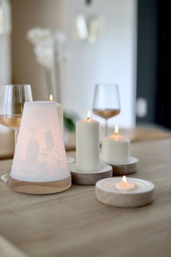 Bottle Brush Minikin Tealight Candle Holder