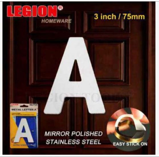 Stainless Steel Letter A