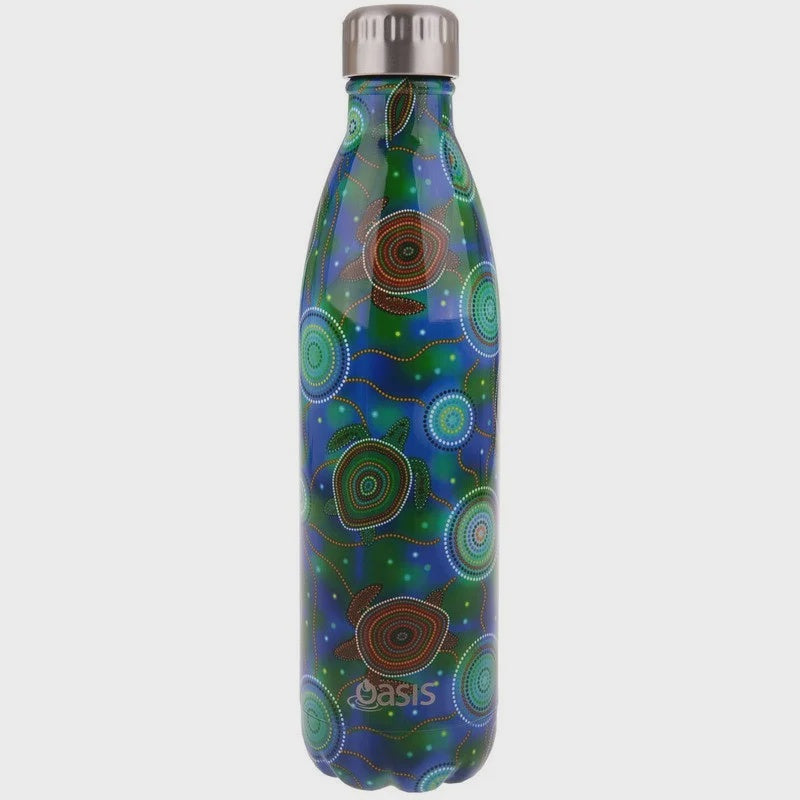 "Oasis" S/S Insulated Drink Bottle 750Sea Turtles