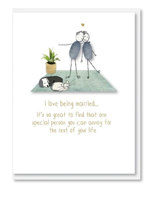 Card -  I love being married