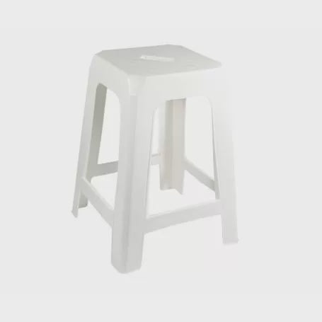 Taurus Stacking Stool, White