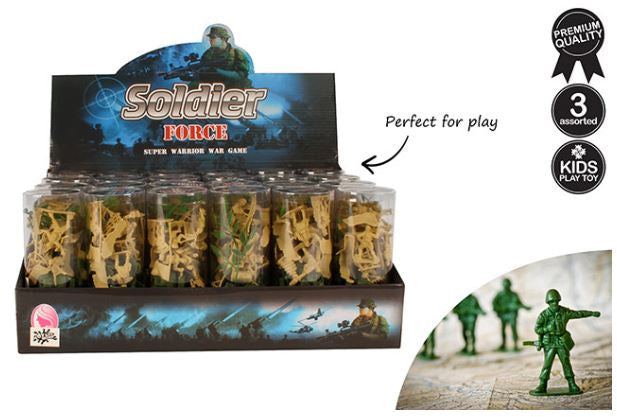 Figurines In Tube In Display