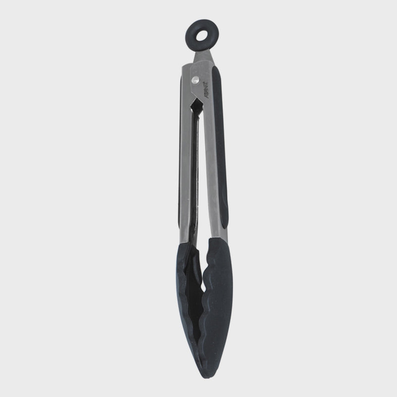 Avanti Silicone Tongs, 23cm Black