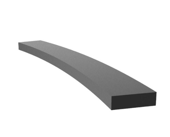 Proflex EPDM Sponge Strip Rectangle 3 x 12mm Per Metre