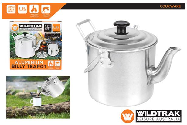 Billy Teapot Aluminium 1800ml In Gift Box