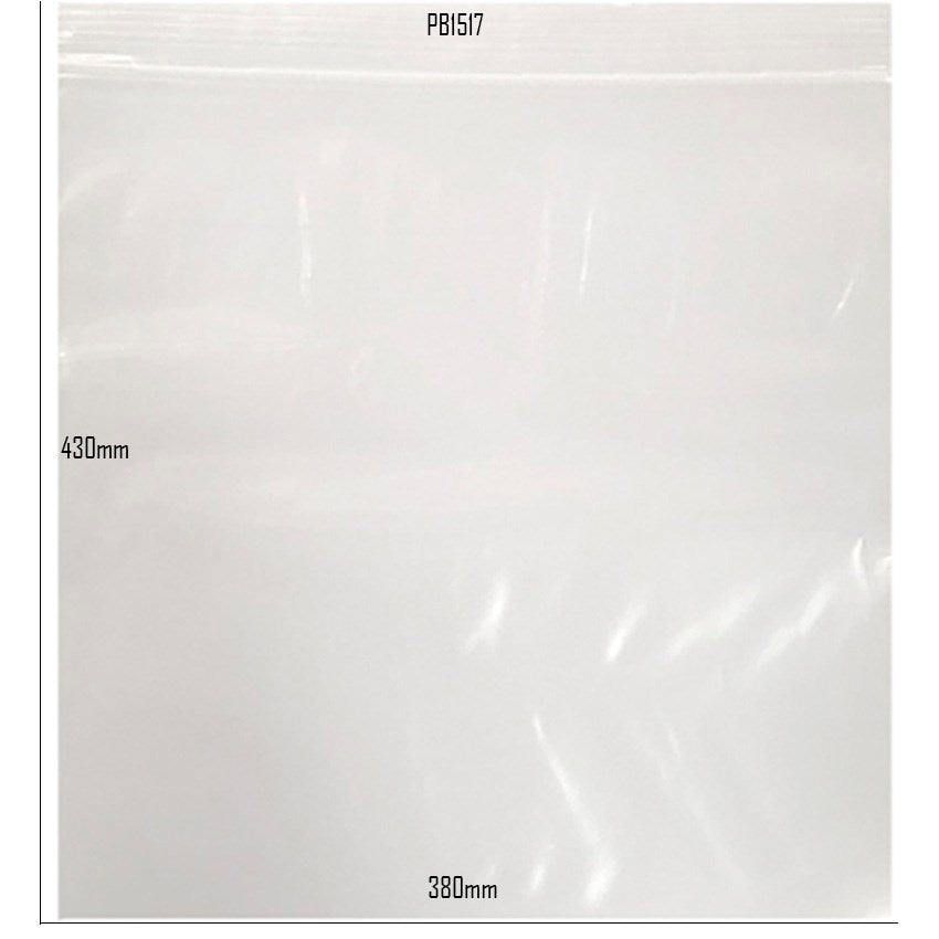 Resealable Bags - 380x430mm - Pack of 40