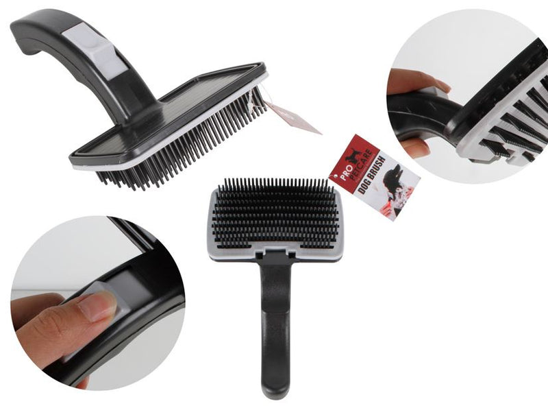 Two Function Pet Brush Black