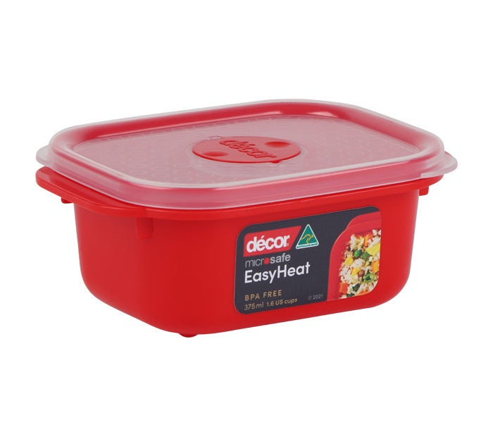 Décor Microsafe Oblong Food Container – 375ml
