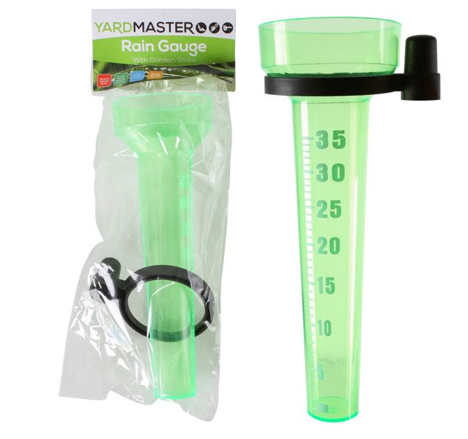 Rain Gauge 25 X 8cm Plastic