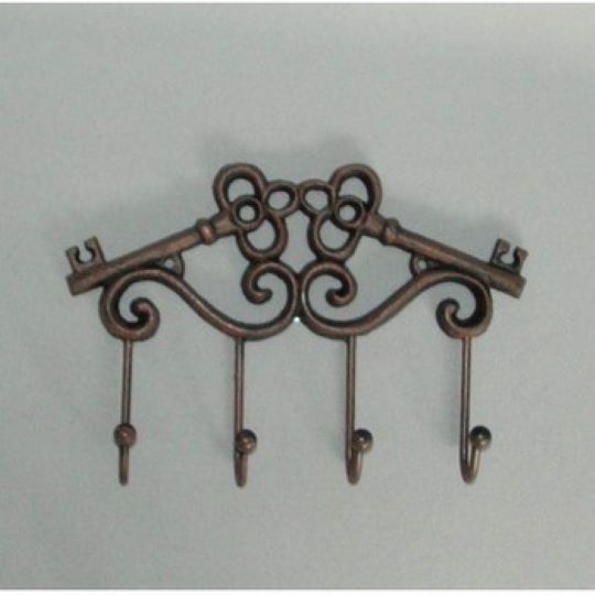 Two Keys Key Rack Cast Iron
