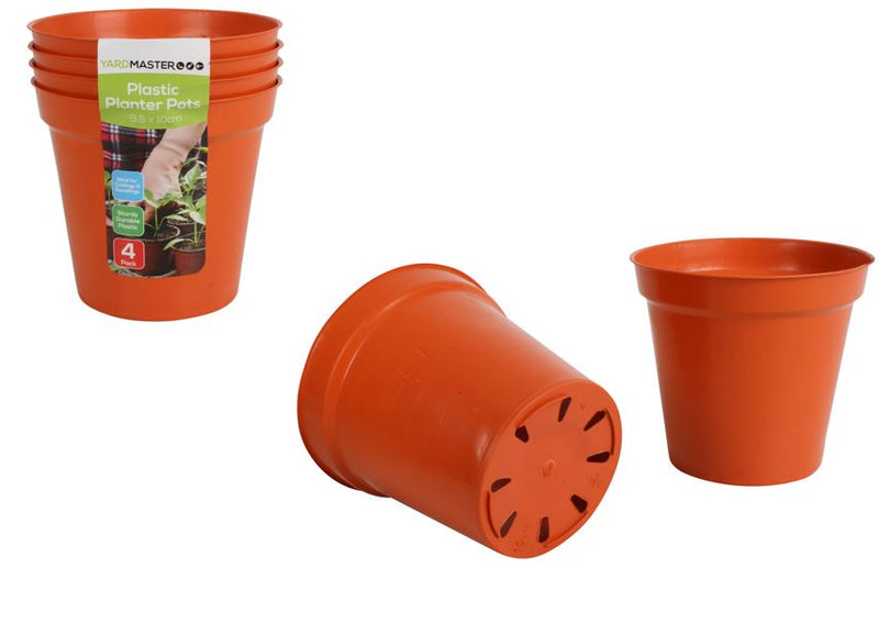 4pcs Plastic Planter Pots