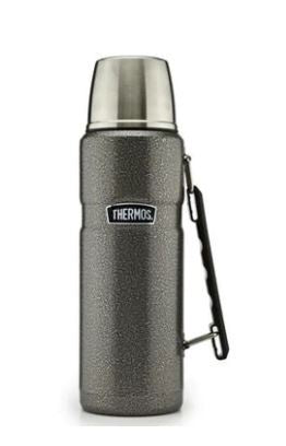 Stainless Vacuum Flask, 1.2 Lit, Hammertone