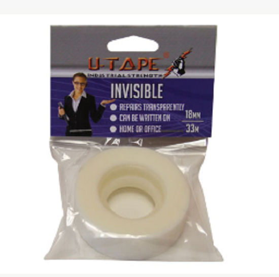 Invisible U-Tape 18mm x 33m 1pk