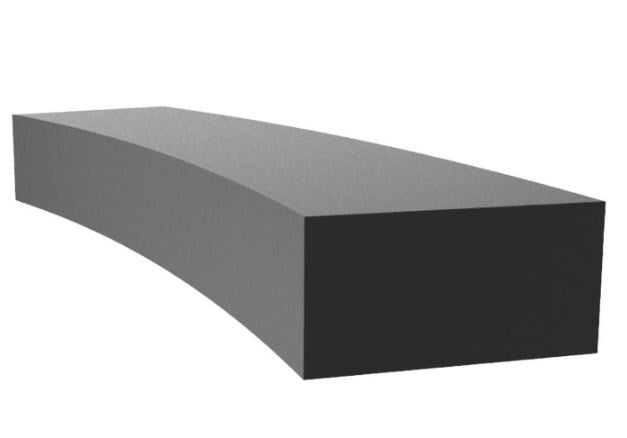 Proflex EPDM Sponge Strip Rectangle 15 x 20mm Per Metre