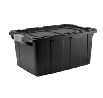 Seymours Heavy Duty Storage Box 100L - Grey Latch